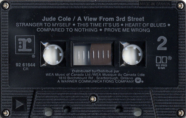 Jude Cole : A View From 3rd Street (Cass, Album, Dol)