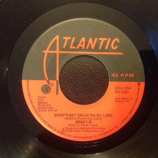 Boney M. : Mary's Boy Child / Oh My Lord (7", Single)