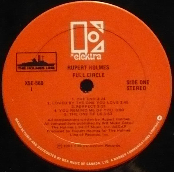 Rupert Holmes : Full Circle (LP, Album)