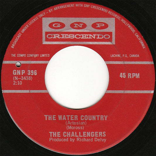 The Challengers : The Water Country  (7", Single)