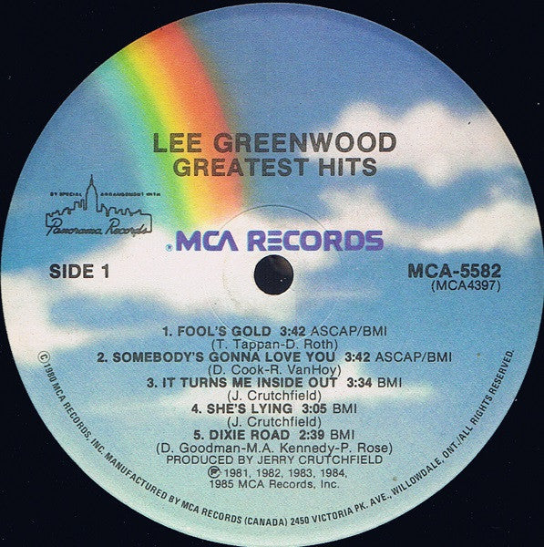 Lee Greenwood : Greatest Hits (LP, Comp)