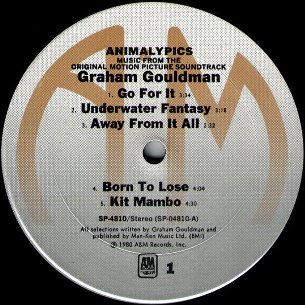 Graham Gouldman : Animalympics (Music From The Original Motion Picture Soundtrack) (LP)