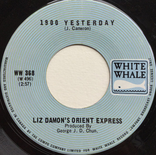Liz Damon's Orient Express : 1900 Yesterday  (7", Single)