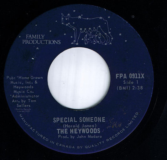 Bo Donaldson & The Heywoods : I Wish I Could (7", Single)