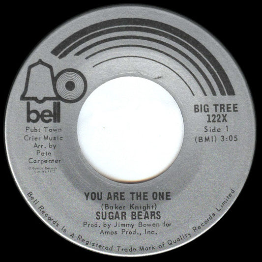 Sugar Bears (2) : You Are The One (7", Single)