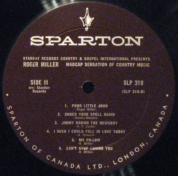 Roger Miller : Wild Child (LP, Album, Mono)