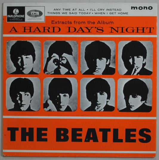 The Beatles : Extracts From The Album A Hard Day's Night (7", EP, RP)