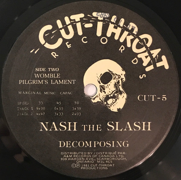 Nash The Slash : Decomposing (12", MiniAlbum)