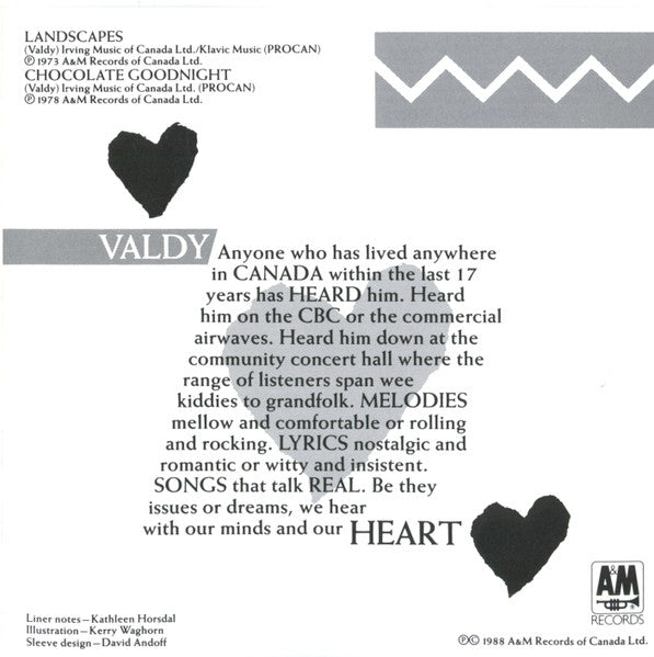 Valdy : Classic Collection (CD, Album, Comp)