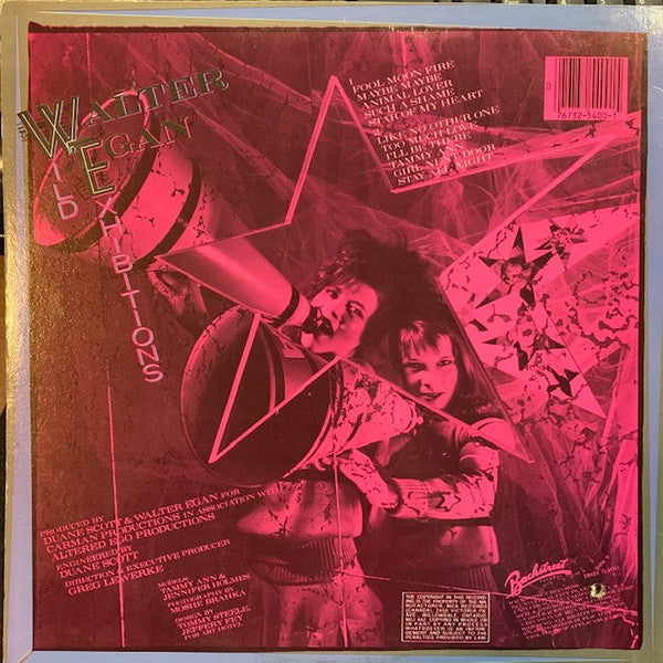 Walter Egan : Wild Exhibitions (LP, Album)