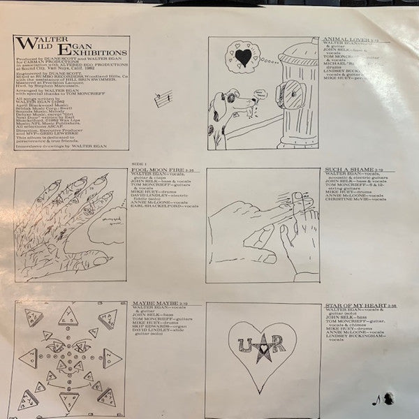 Walter Egan : Wild Exhibitions (LP, Album)