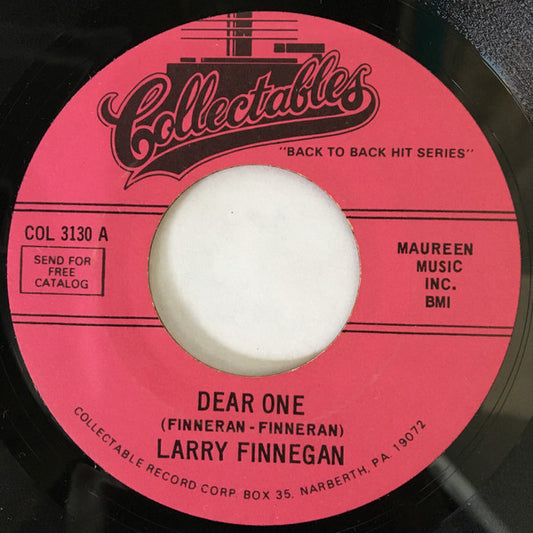 Larry Finnegan / The Wailers (2) : Dear One / Tall Cool One (7")