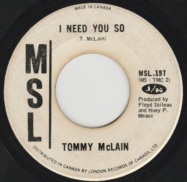 Tommy McLain : Sweet Dreams (7", Single)