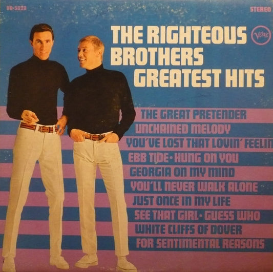 The Righteous Brothers : The Righteous Brothers Greatest Hits (LP, Comp)
