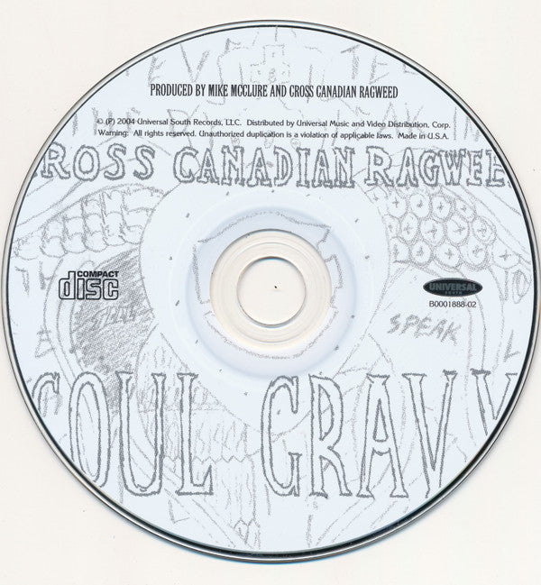 Cross Canadian Ragweed : Soul Gravy (CD, Album, RP)