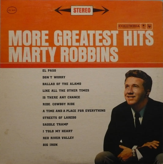 Marty Robbins : More Greatest Hits (LP, Comp, RP)