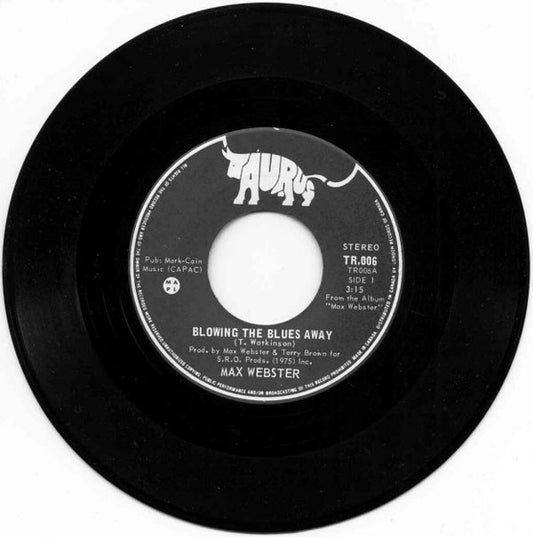 Max Webster : Blowing The Blues Away (7", Single)