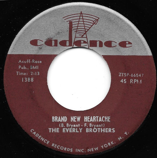 Everly Brothers : Like Strangers / Brand New Heartache (7", Single)