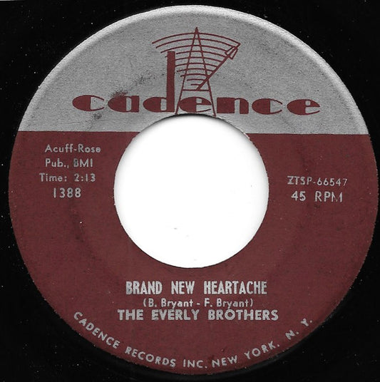 Everly Brothers : Like Strangers / Brand New Heartache (7", Single)