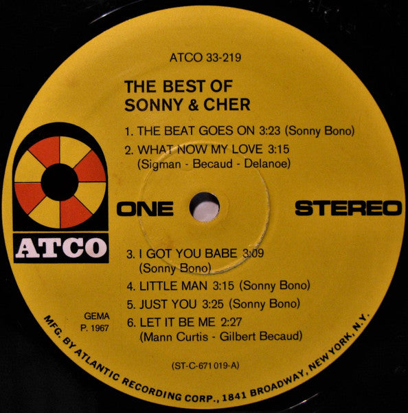 Sonny & Cher : The Best Of Sonny & Cher (LP, Comp, RP)