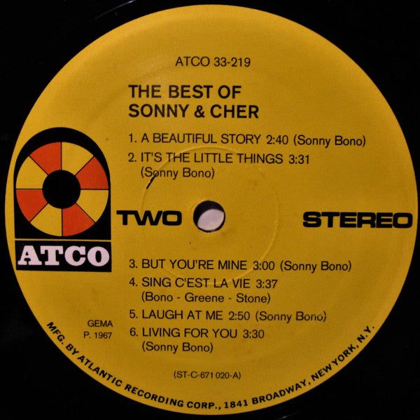 Sonny & Cher : The Best Of Sonny & Cher (LP, Comp, RP)