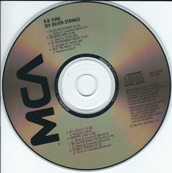 B.B. King : Six Silver Strings (CD, Album)