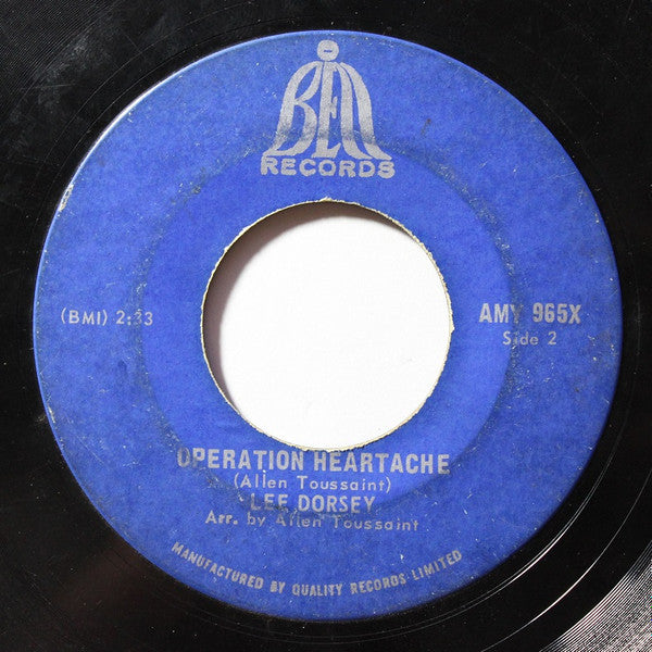 Lee Dorsey : Holy Cow (7", Single)