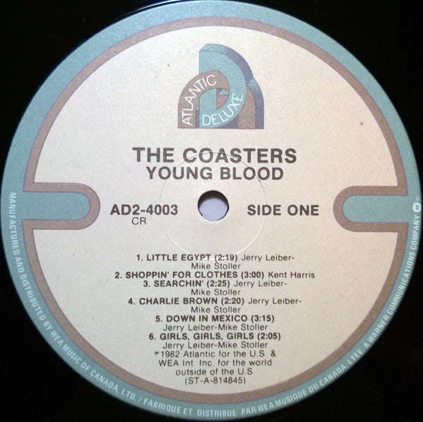 The Coasters : Young Blood (2xLP, Comp, Gat)