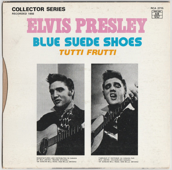 Elvis* : Blue Suede Shoes / Tutti Frutti (7", RE)