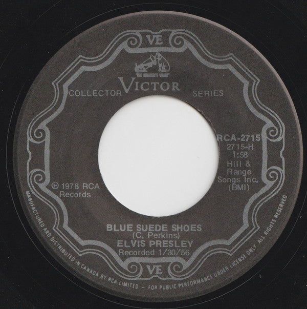 Elvis* : Blue Suede Shoes / Tutti Frutti (7", RE)