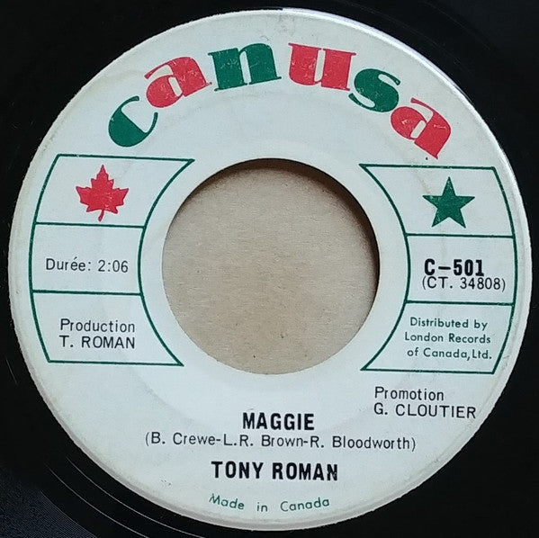 Tony Roman : Shadows On A Foggy Day (7", Single)