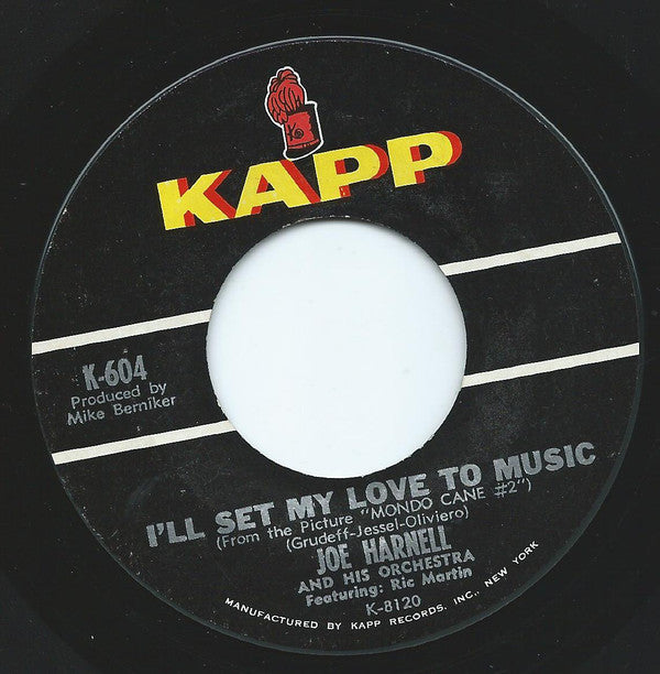Joe Harnell & His Orchestra : Sonata Portuguese / I'll Set My Love To Music (7", Single)