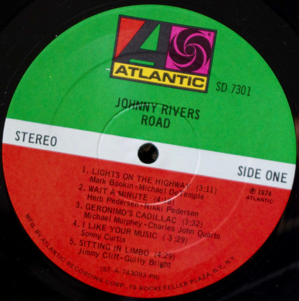 Johnny Rivers : Road (LP, PR )