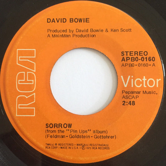 David Bowie : Sorrow / Amsterdam (7", Ind)