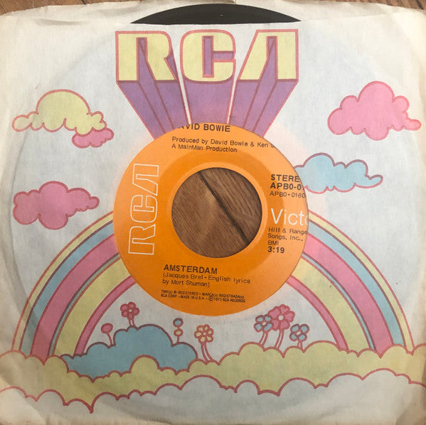 David Bowie : Sorrow / Amsterdam (7", Ind)