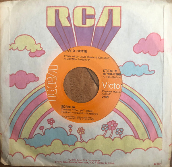 David Bowie : Sorrow / Amsterdam (7", Ind)