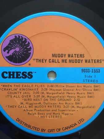 Muddy Waters : They Call Me Muddy Waters (LP, Comp, Mono, RE)