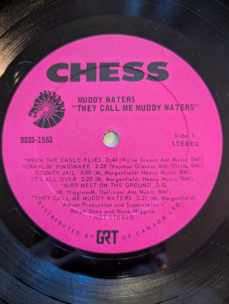 Muddy Waters : They Call Me Muddy Waters (LP, Comp, Mono, RE)