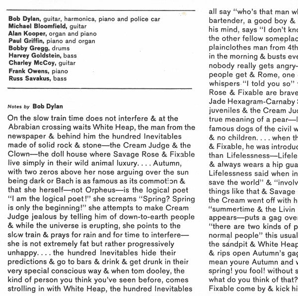 Bob Dylan : Highway 61 Revisited (CD, Album, RE)