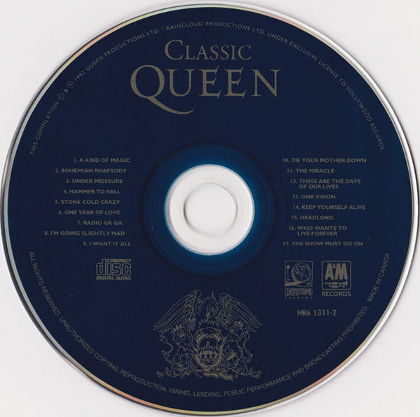 Queen : Classic Queen (CD, Comp, RP)