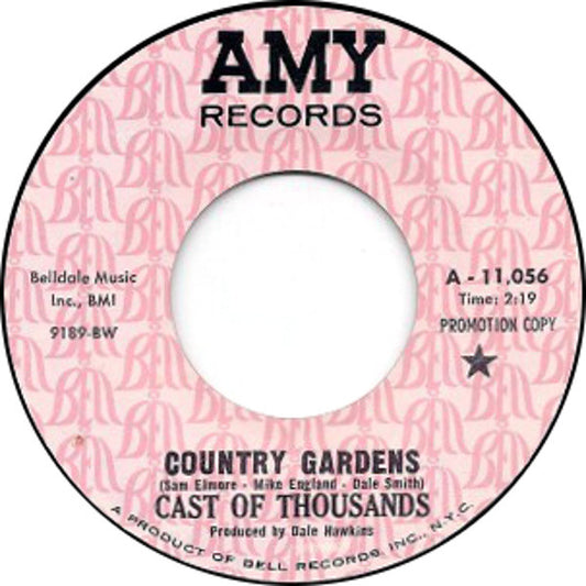 Cast Of Thousands (3) : Country Gardens (7", Single, Promo)