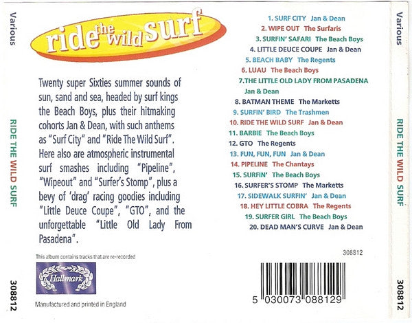 Various : Ride The Wild Surf (CD, Comp)