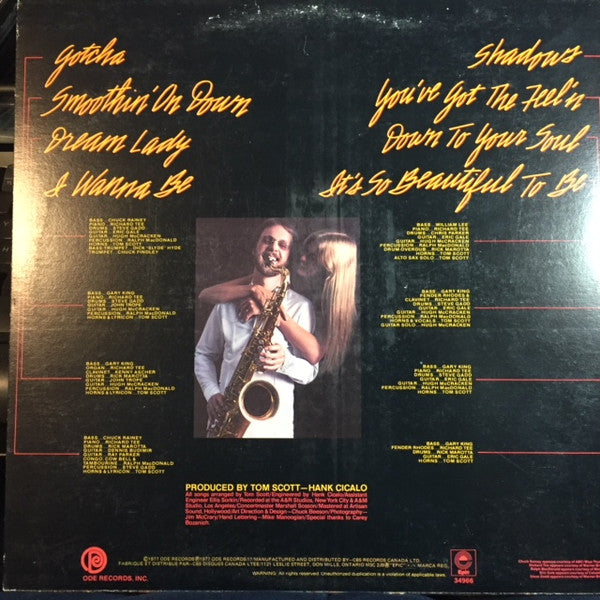 Tom Scott : Blow It Out (LP, Album, RE)