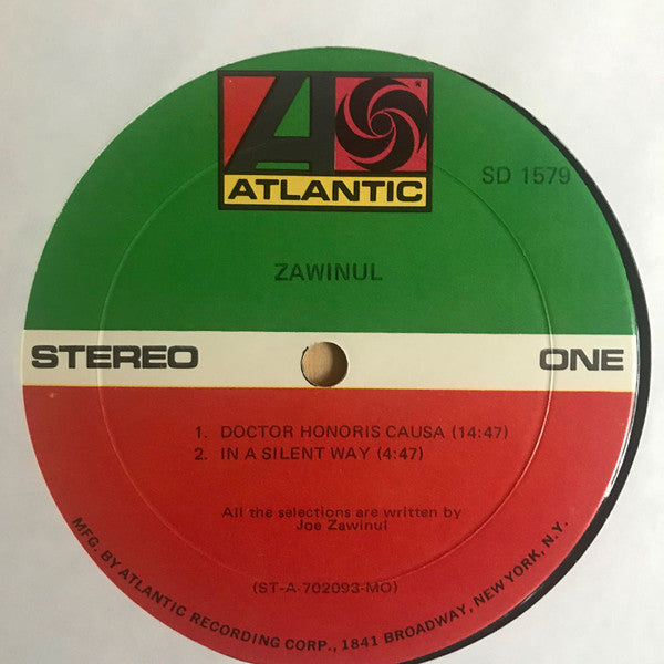 Joe Zawinul : Zawinul (LP, Album, MO )