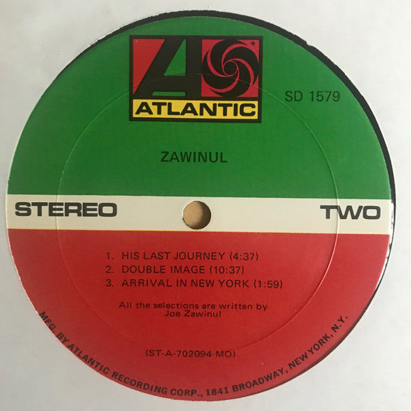 Joe Zawinul : Zawinul (LP, Album, MO )
