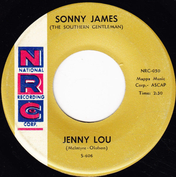 Sonny James (The Southern Gentleman)* : Jenny Lou (7", Single)