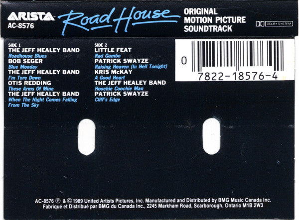 Various : Road House (The Original Motion Picture Soundtrack) (Cass, Album, Dol)
