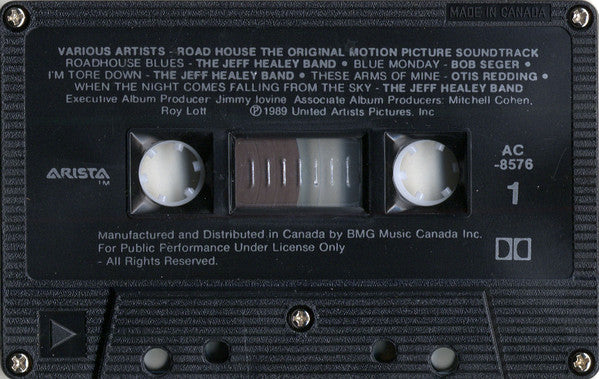 Various : Road House (The Original Motion Picture Soundtrack) (Cass, Album, Dol)