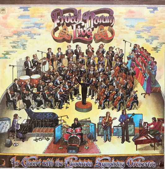 Procol Harum In Concert With The Edmonton Symphony Orchestra : Live (LP, Album, RE)
