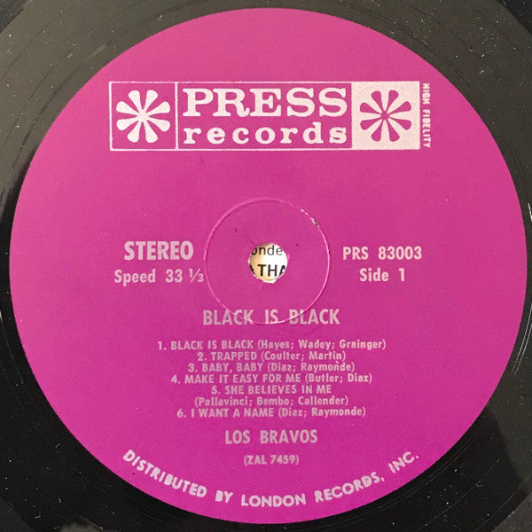 Los Bravos : Black Is Black (LP, Album)
